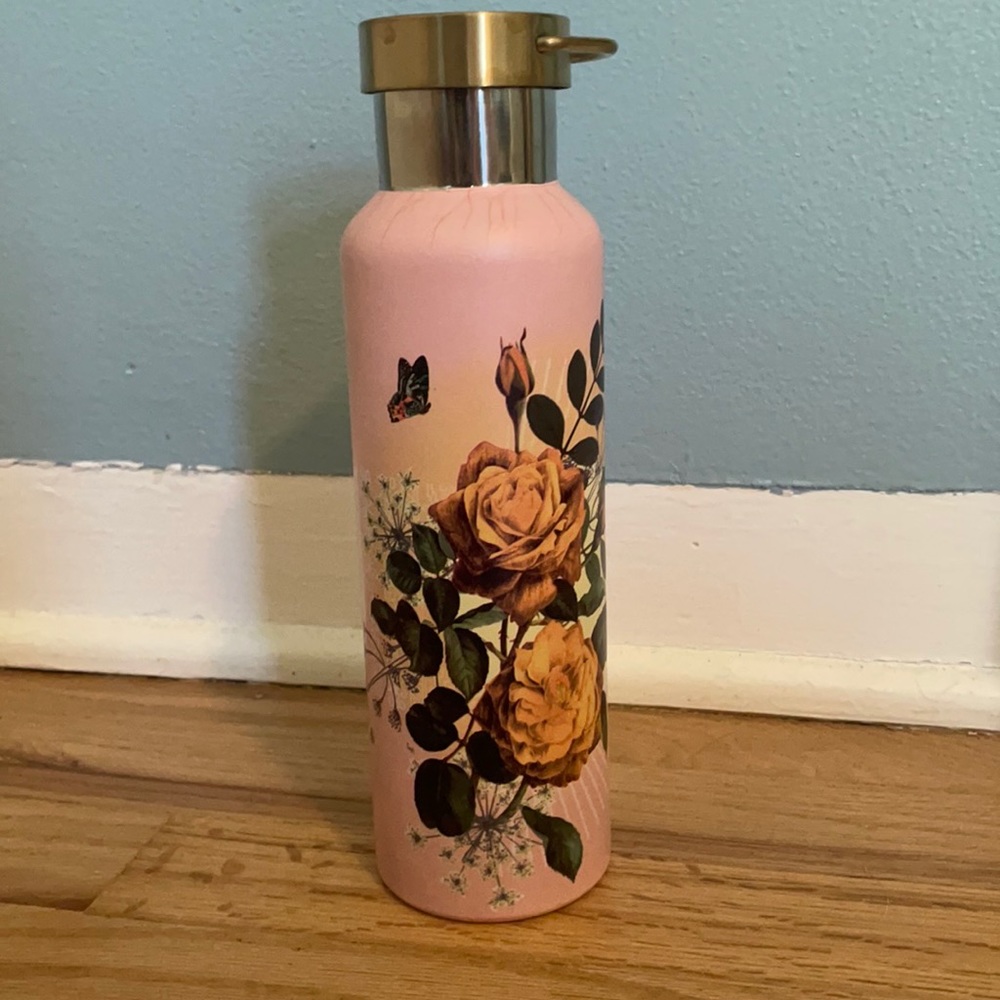 Floral Papaya Water Bottle